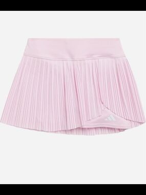adidas Light Pink Pleated Tennis Skort with Inner Shorts
